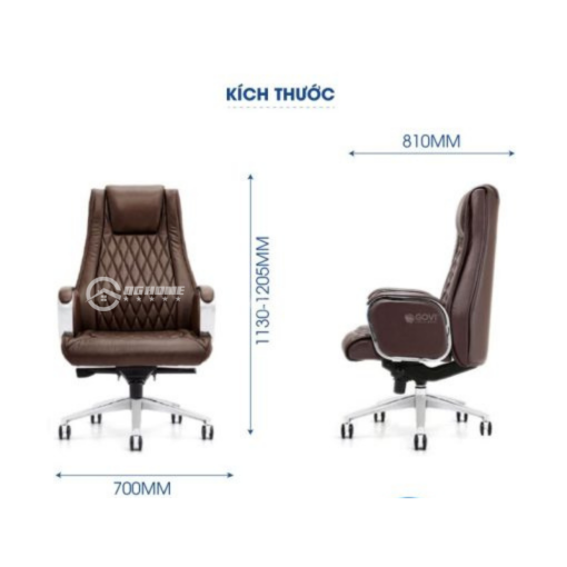 Ghế giám đốc QGĐ02 - Kích thước