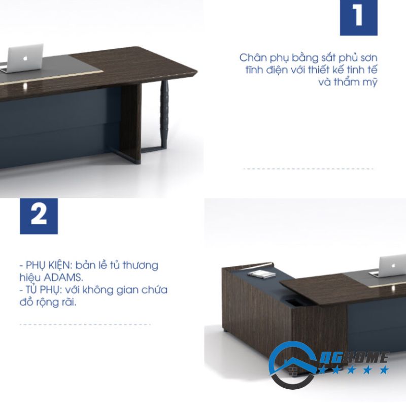 Chi tiết bàn giám đốc BGD103