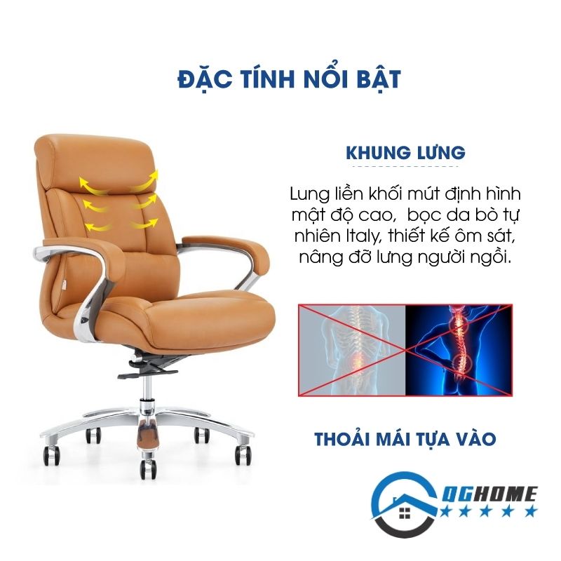 Đặc tính ghế giám đốc GGD113
