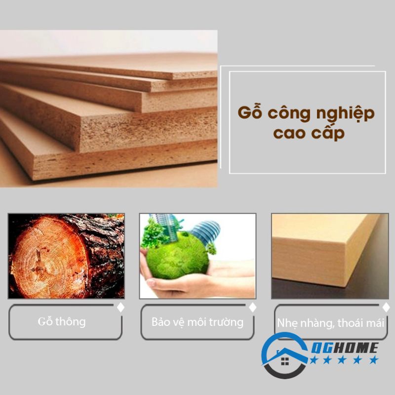 Chất liệu gỗ công nghiệp MDF chống ẩm