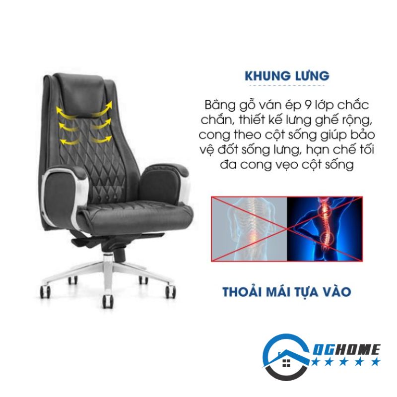 Khung lưng ghế giám đốc GGD101