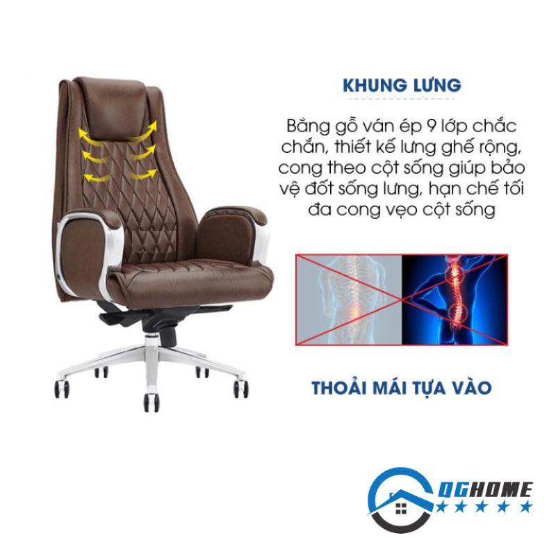 Khung lưng ghế giám đốc GGD102