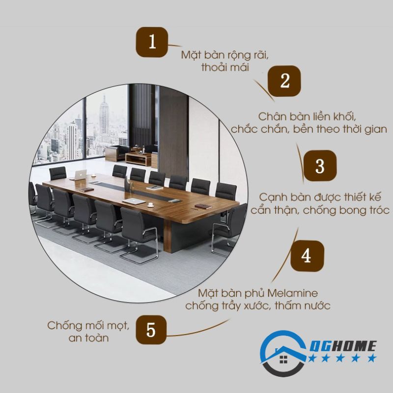 Ưu điểm của bàn họp