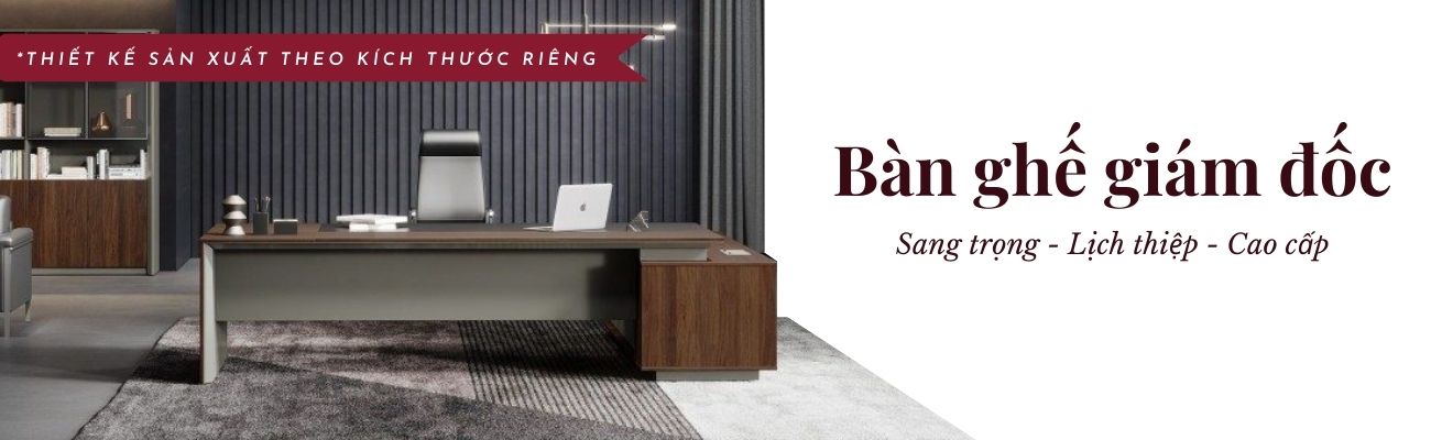 Banner tủ bàn giám đốc