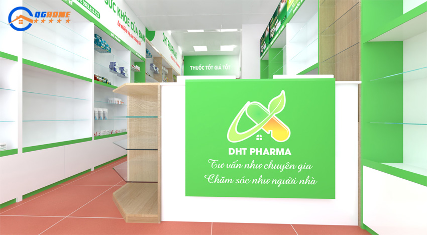 Thiết kế thi công nhà thuốc DHT PHARMA