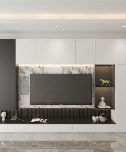 thiet ke vach tivi 05