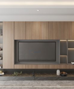 thiet ke vach tivi dep 06