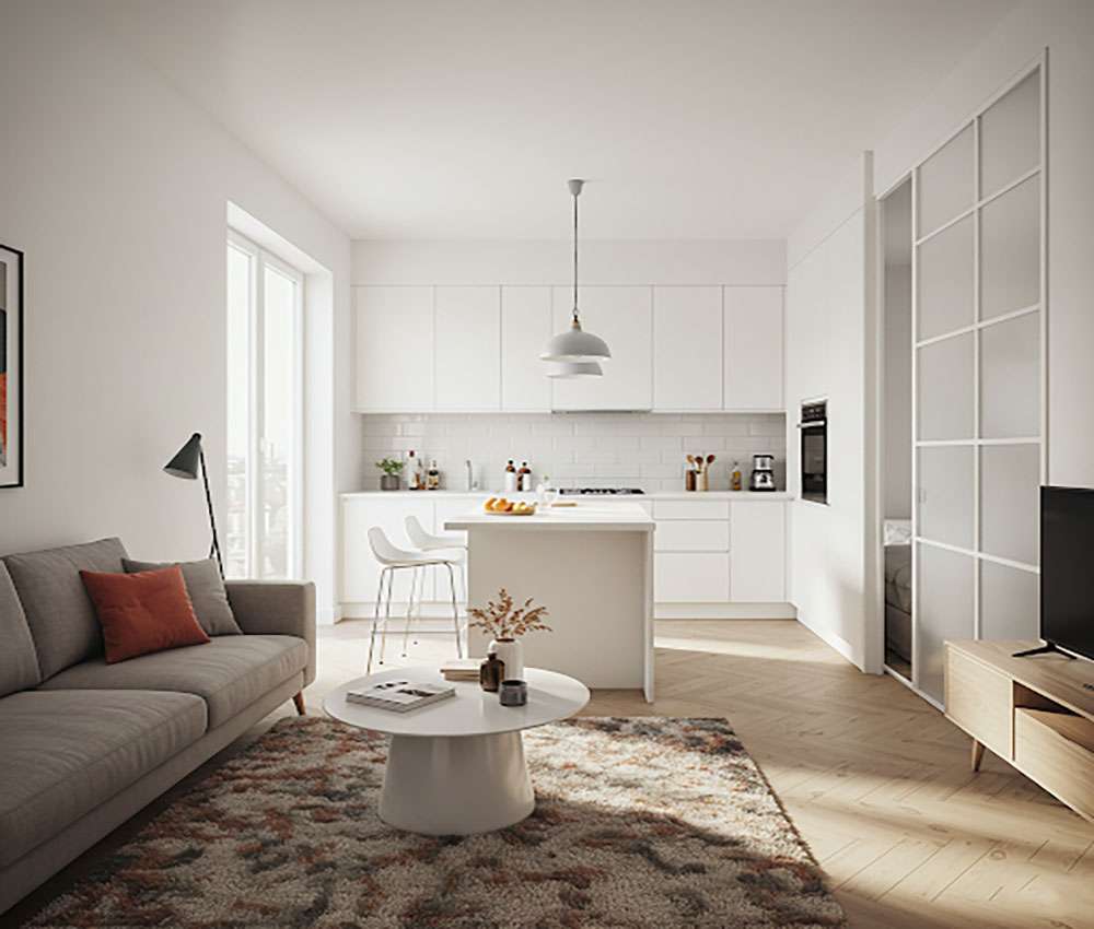 Thiết kế căn hộ studio 35m2