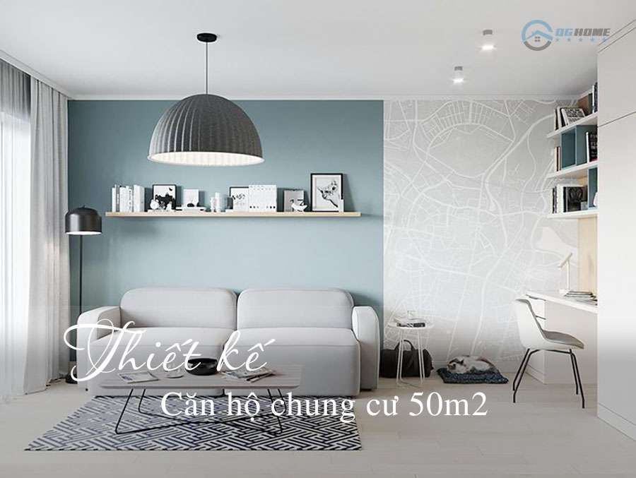 thiết kế chung cư 50m2