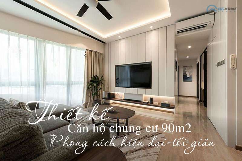 Thiết kế nội thất căn hộ 90m2 Vinhomes Smart City