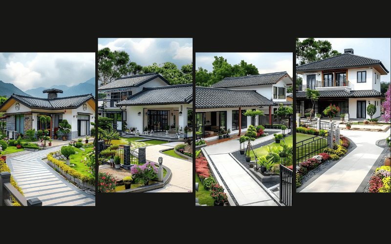 thiet ke san cho nha vuon
