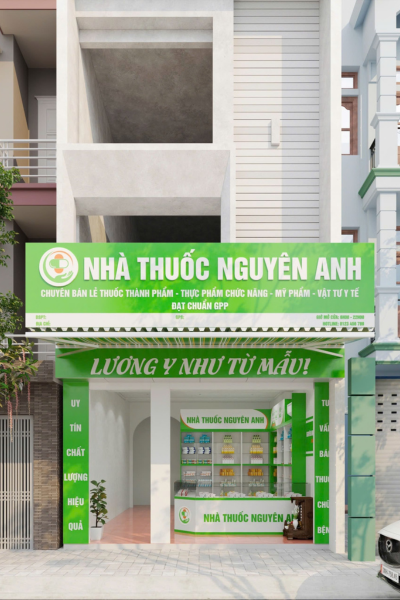 thiet ke 3d nha thuoc